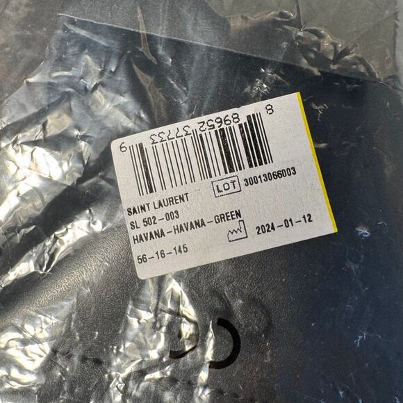 NWT YSL Havana Tortoiseshell Wayfarer Style Sunglasses - Picture 8 of 8